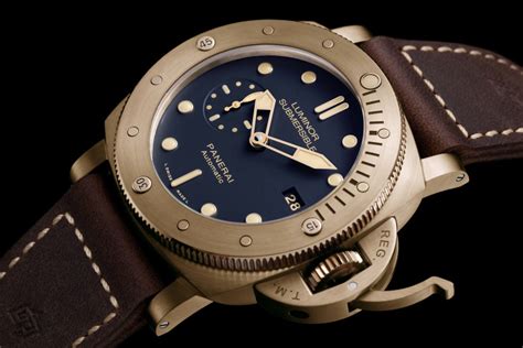 panerai luminor submersible 1950 3 days automatic bronzo|panerai luminor 1950 submersible slytech.